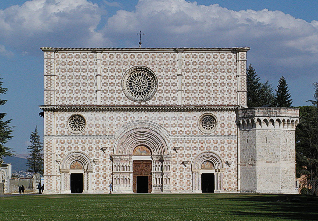 L’Aquila – Basilica di Santa Maria di Collemaggio – Grazie Italia – Business a tavola – Claudio Messina